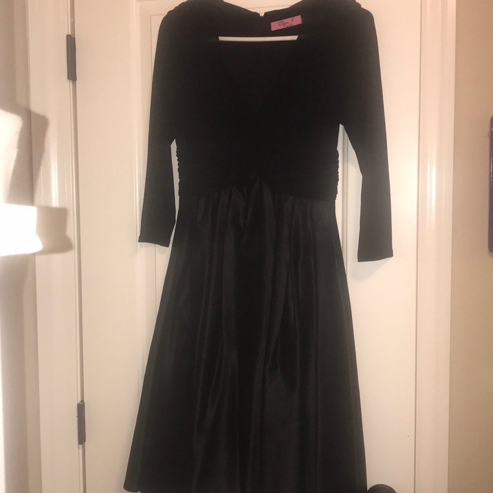 Black cocktail dress